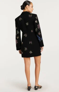 Heatset Pansy Garden Long Sleeve Joel Dress