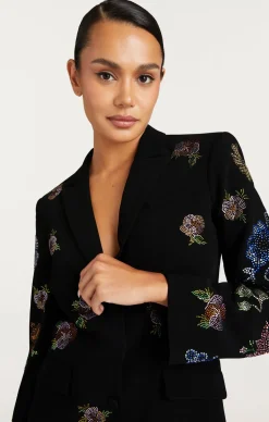 Heatset Pansy Garden Long Sleeve Joel Dress