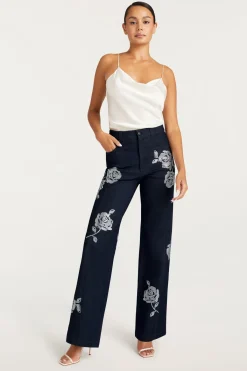 Heatset Roses Francine Pant