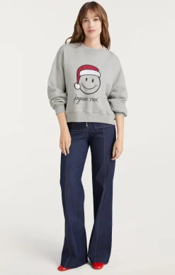 Heatset Smiley Joyeux Brandy Pullover