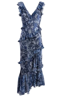 Indigo Floral Ora Dress