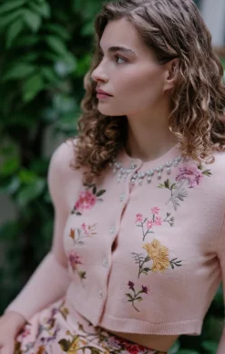 Isolde Embroidered Cardigan