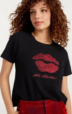 Kisses Je Taime Shrunken Tee