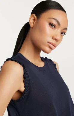 Knit Front Lenore Top