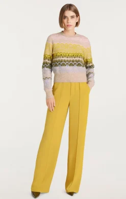 Lace Fair Isle Pullover