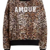 Leopard Amour Brandy Sweatshirt Pullover