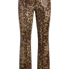 Leopard Vegan Leather Miller Pant