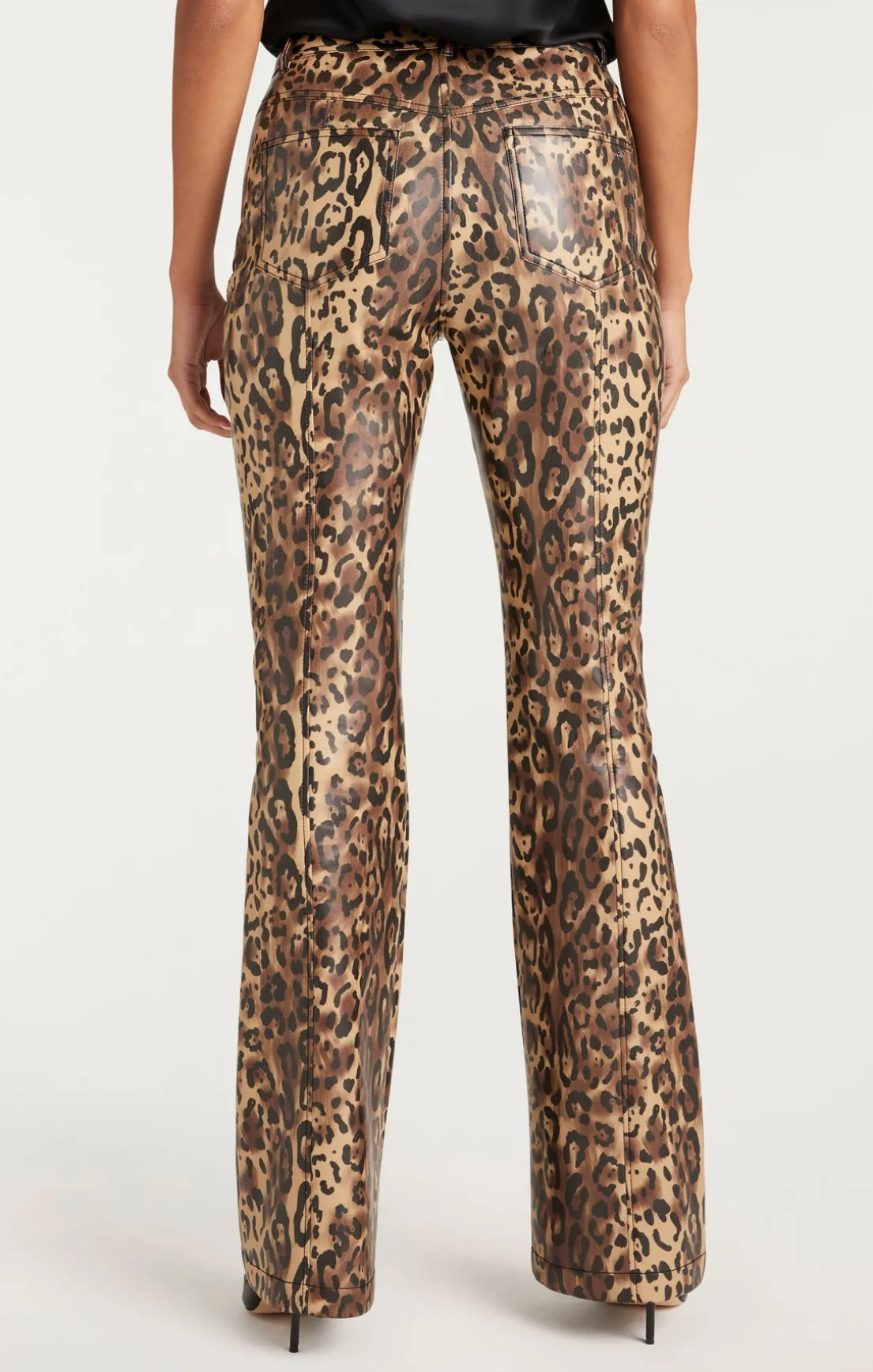 Leopard Vegan Leather Miller Pant