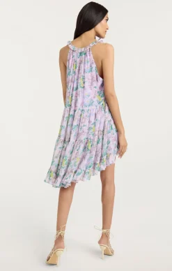 Light Washed Floral Sleeveless Phyllis Dress