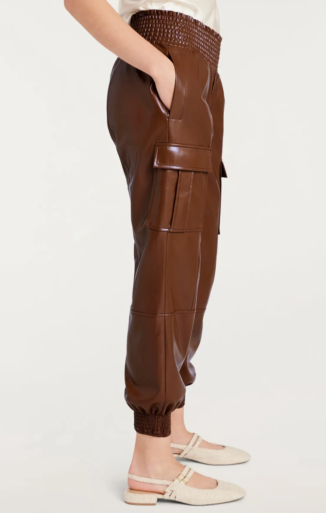 Lite Vegan Leather Jenning Pants