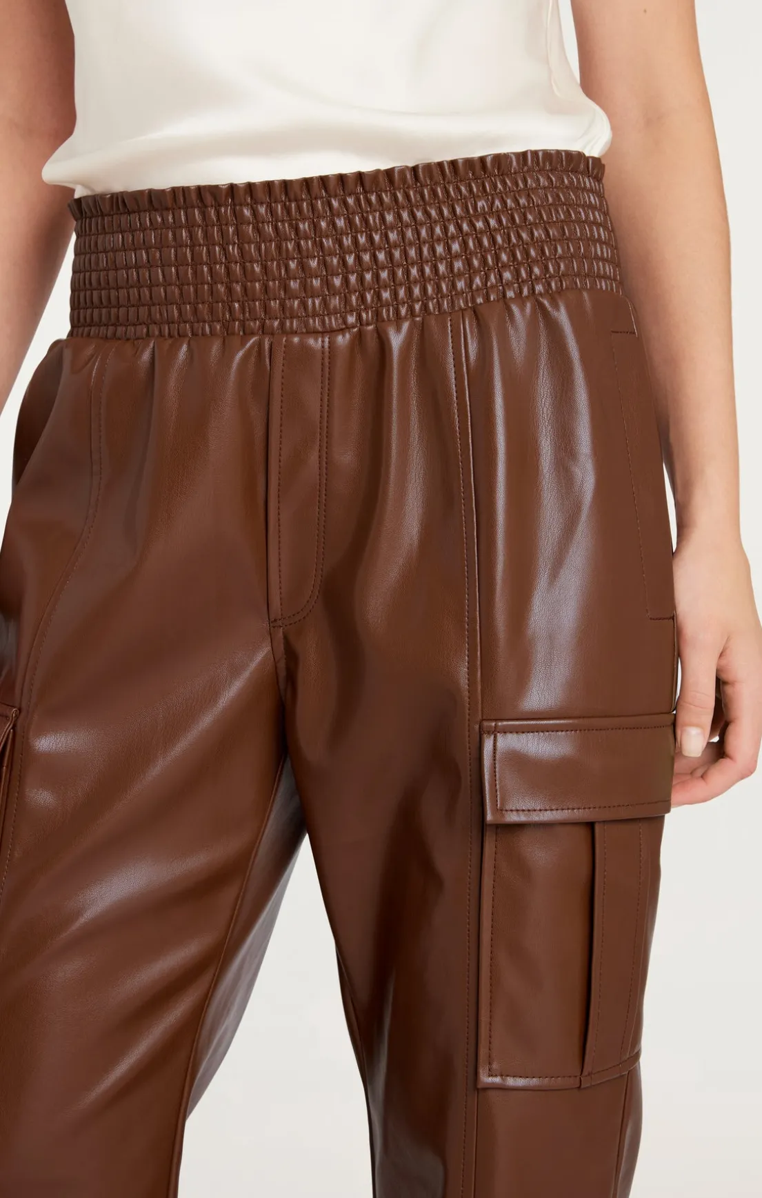 Lite Vegan Leather Jenning Pants