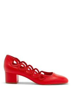 Martine Block Heel Pump