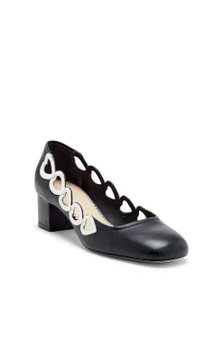 Martine Block Heel Pump