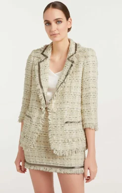 Metallic Beaded Maddie Blazer
