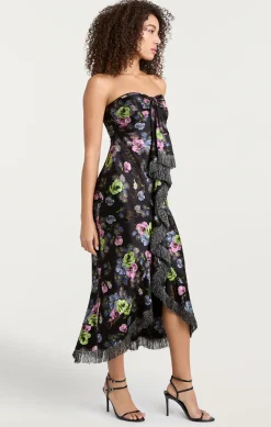 Midnight Bloom Elise Dress