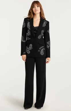 Mini Paisley Embellished Cheyenne Blazer