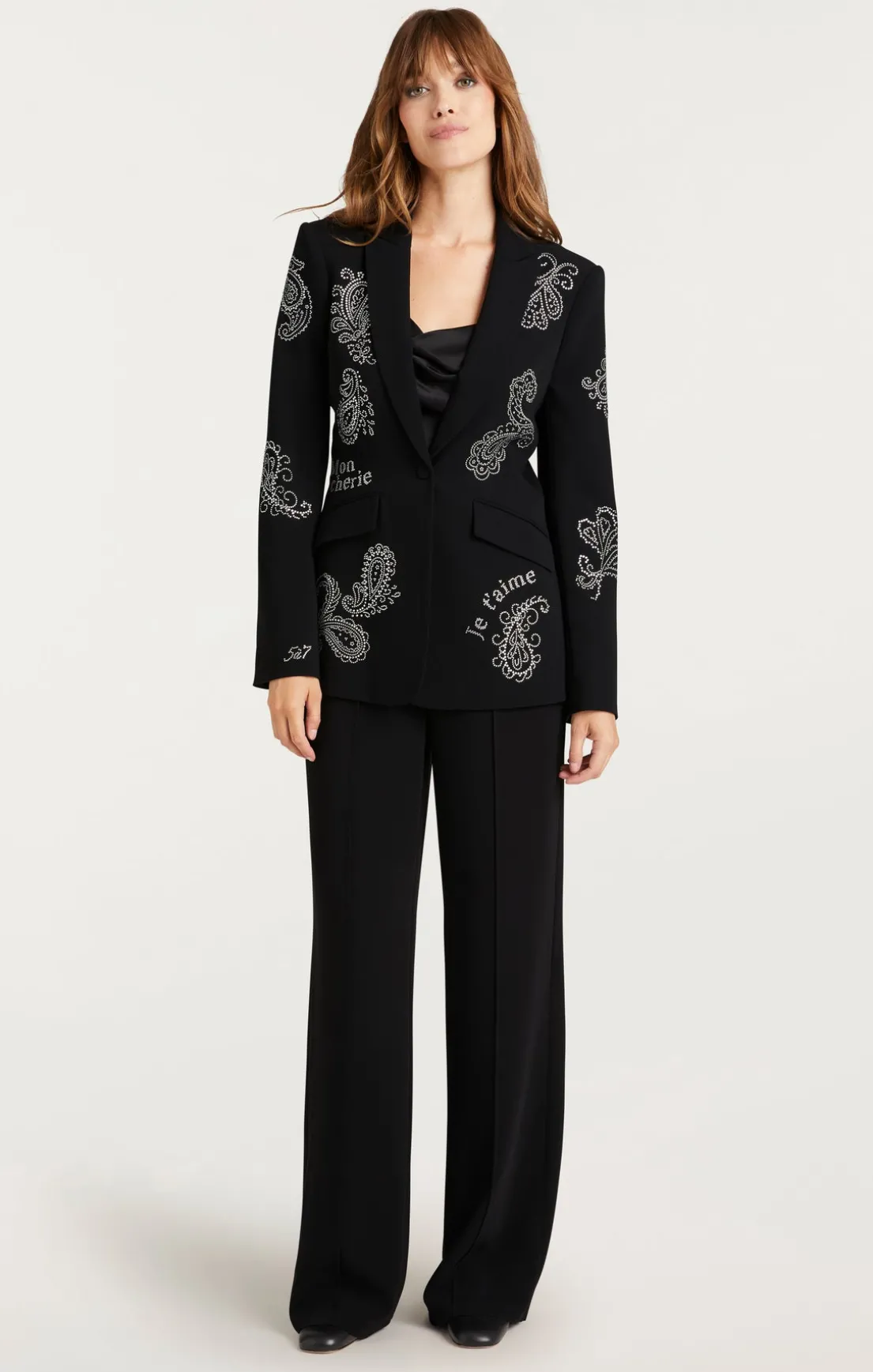 Mini Paisley Embellished Cheyenne Blazer