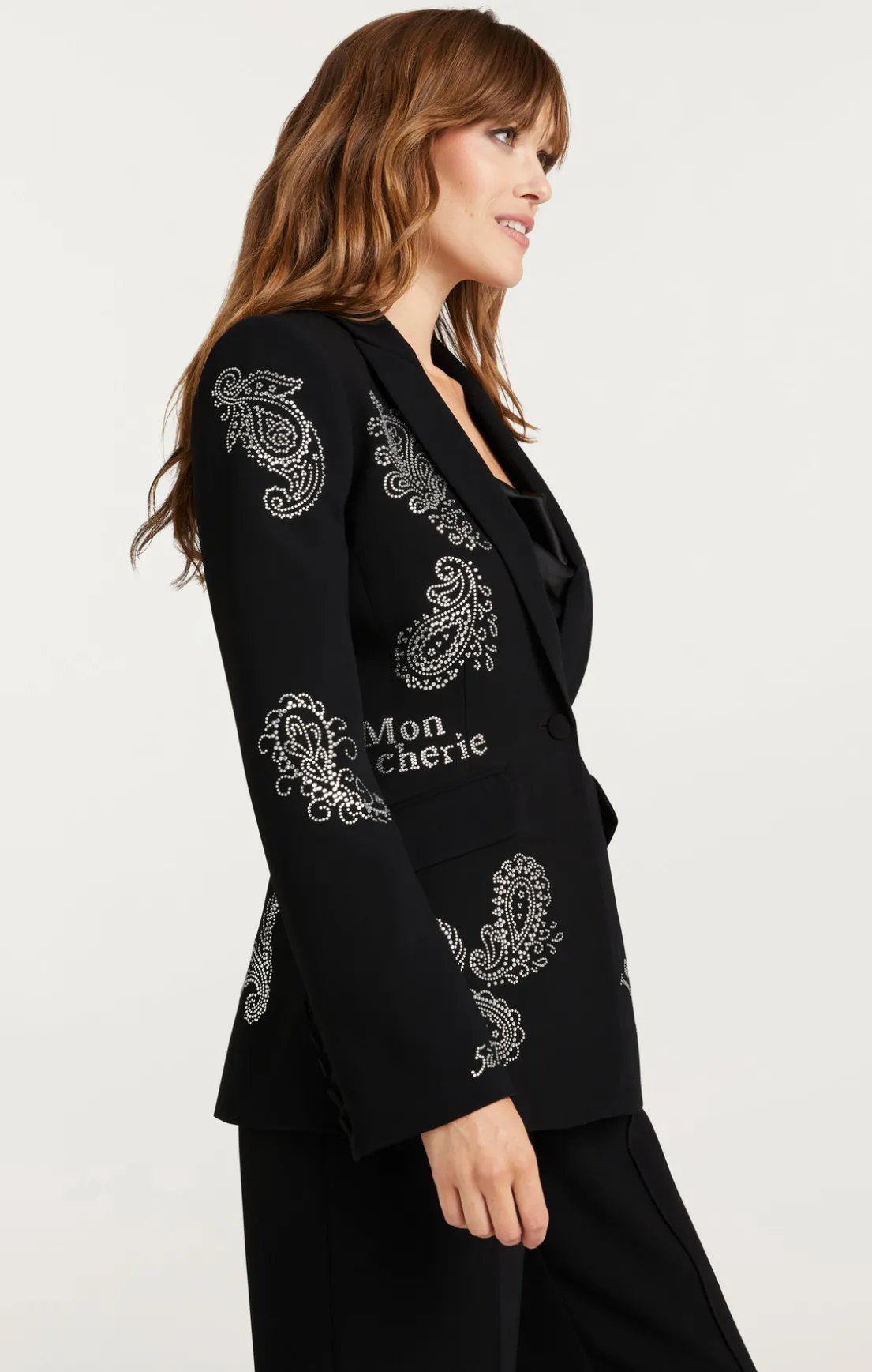 Mini Paisley Embellished Cheyenne Blazer