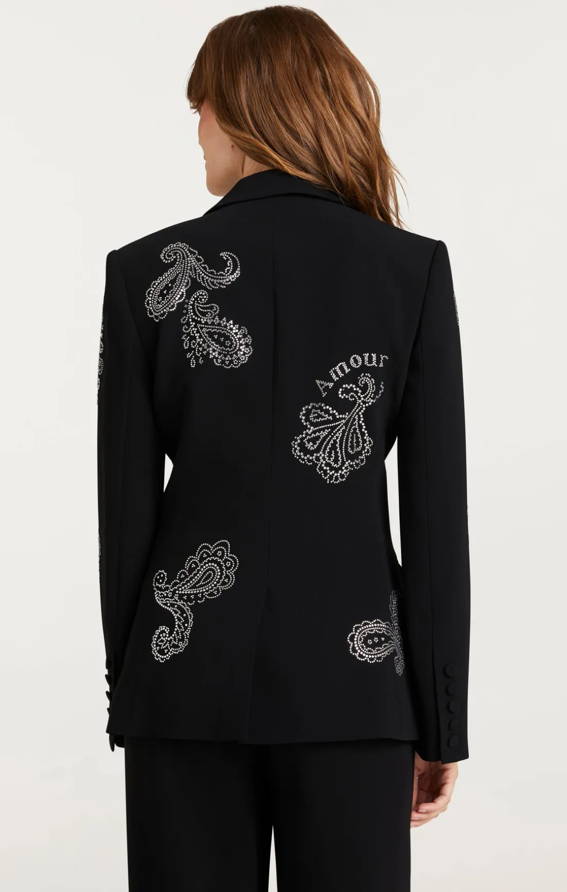 Mini Paisley Embellished Cheyenne Blazer