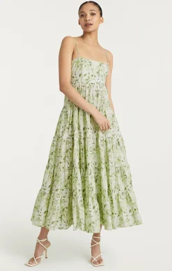 Monochromatic Floral Gavin Dress
