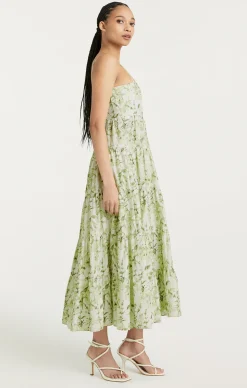 Monochromatic Floral Gavin Dress