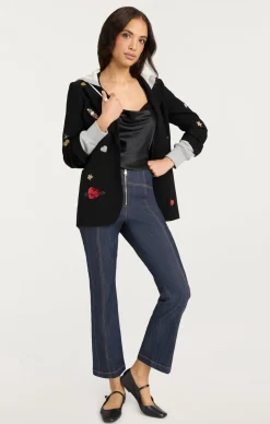Nebula Embellished Hooded Khloe Blazer