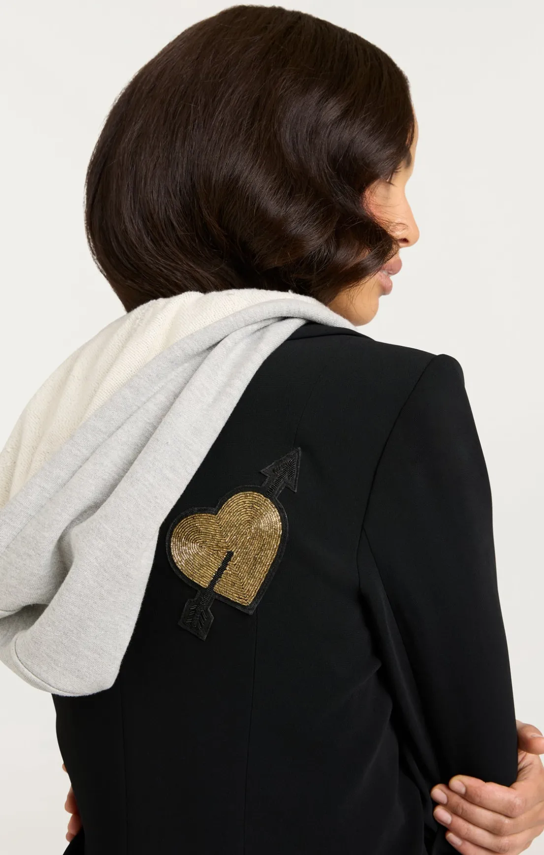 Nebula Embellished Hooded Khloe Blazer