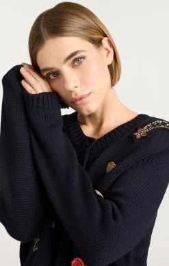 Nebula Embellished Piera Cardigan