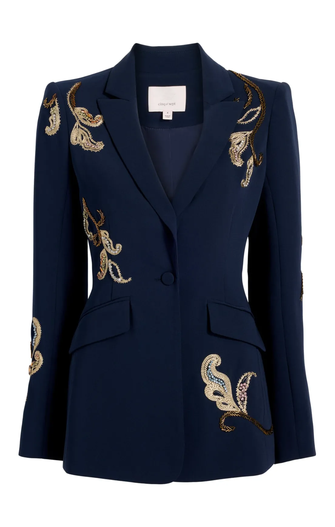 Paisley Embellished Cheyenne Blazer