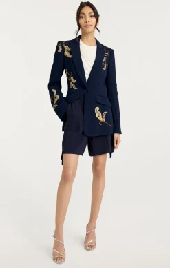 Paisley Embellished Cheyenne Blazer