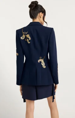 Paisley Embellished Cheyenne Blazer