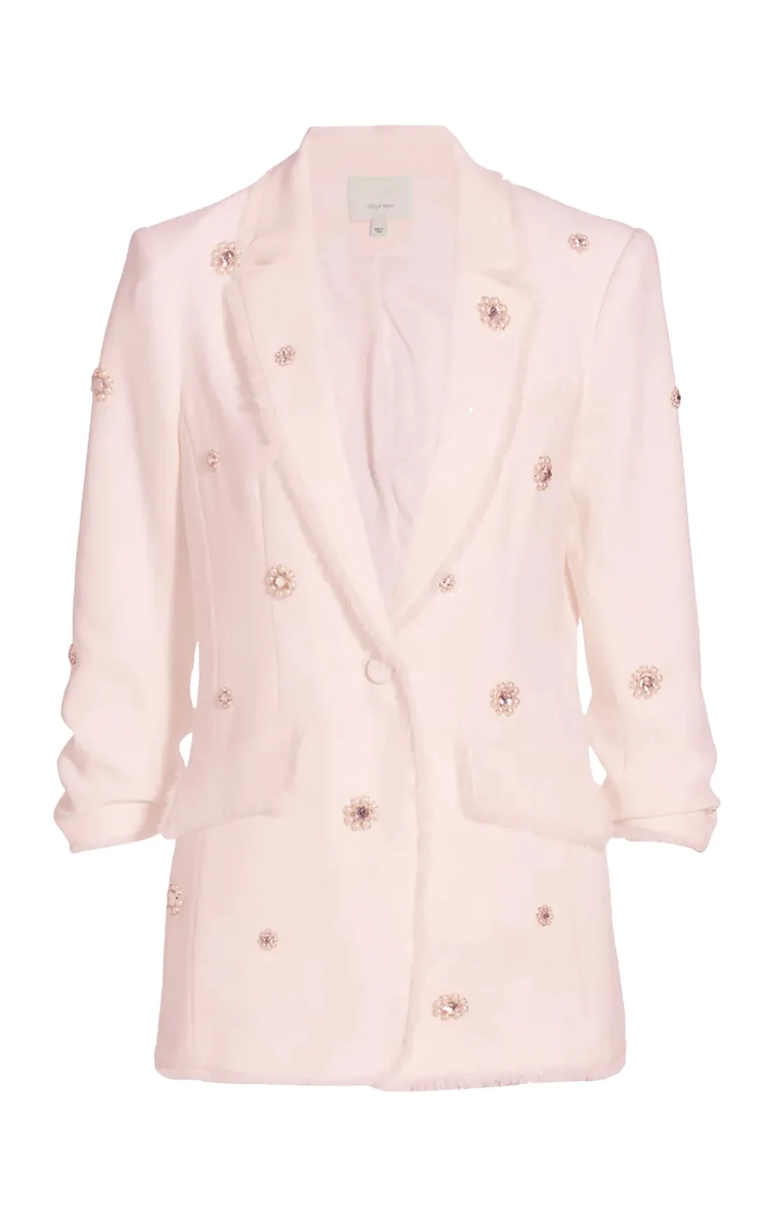 Pearl Ditsy Flower Embellished Khloe Blazer