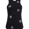 Polka Dot Embellished Lizzie Tank