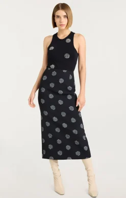 Polka Dot Embellished Lizzie Tank