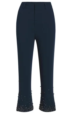 Rhinestone Crackle Cropped Kerry Pant