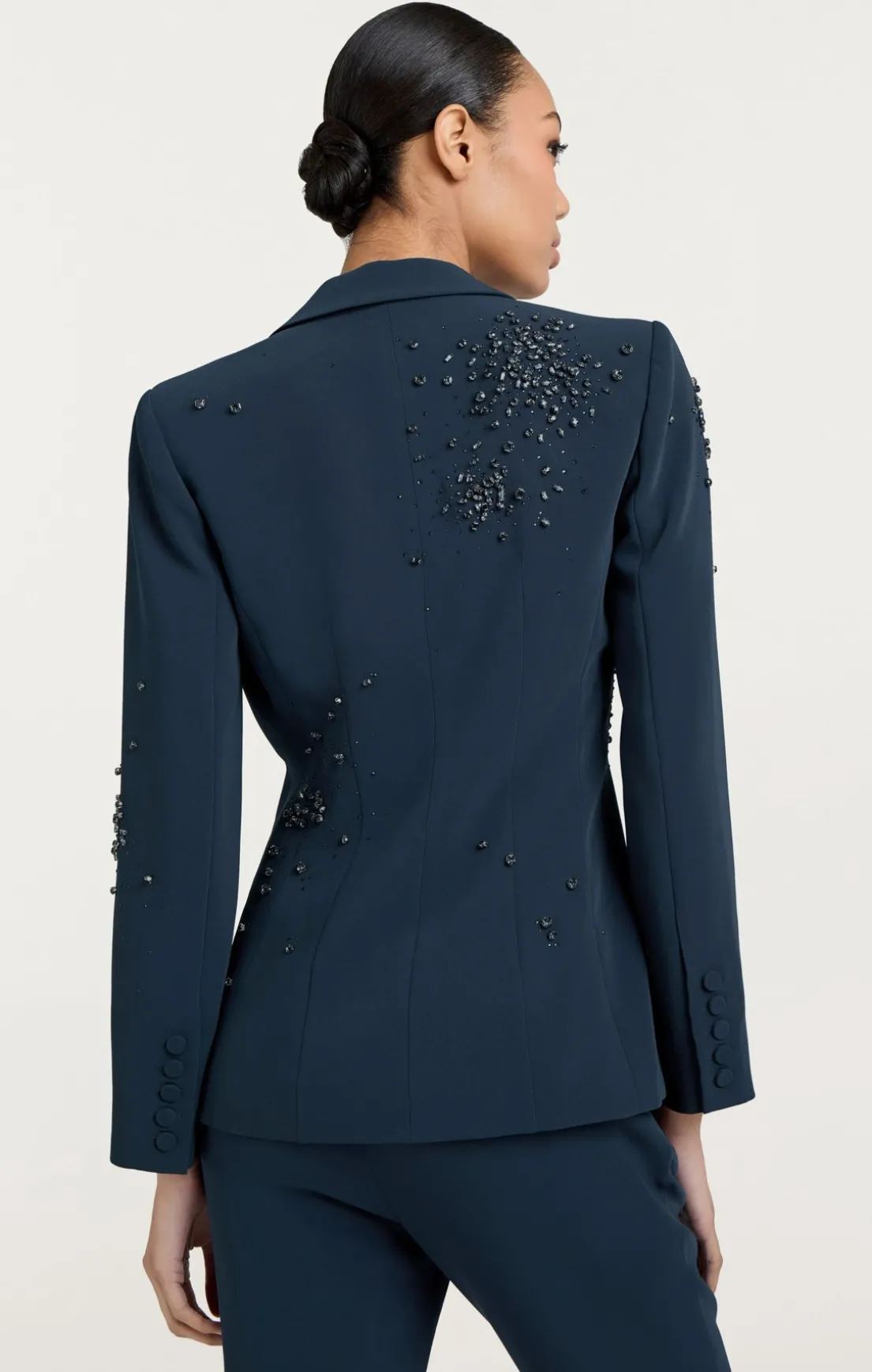 Rhinestone Crackle Embellished Cheyenne Blazer