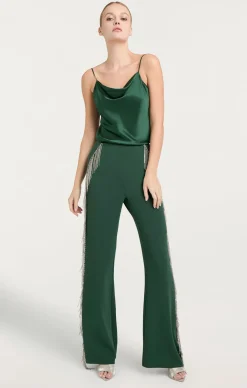 Rhinestone Fringe Remy Pant