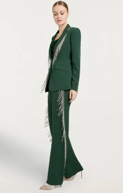 Rhinestone Fringe Remy Pant