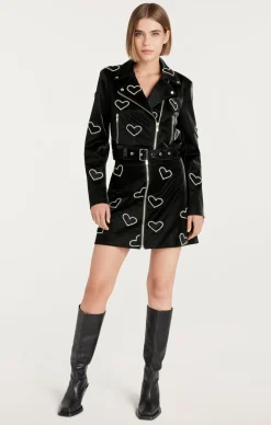 Rhinestone Hearts Palo Skirt