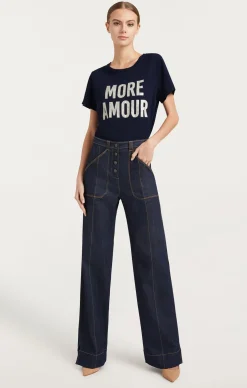 Rhinestone More Amour Tee