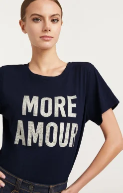 Rhinestone More Amour Tee