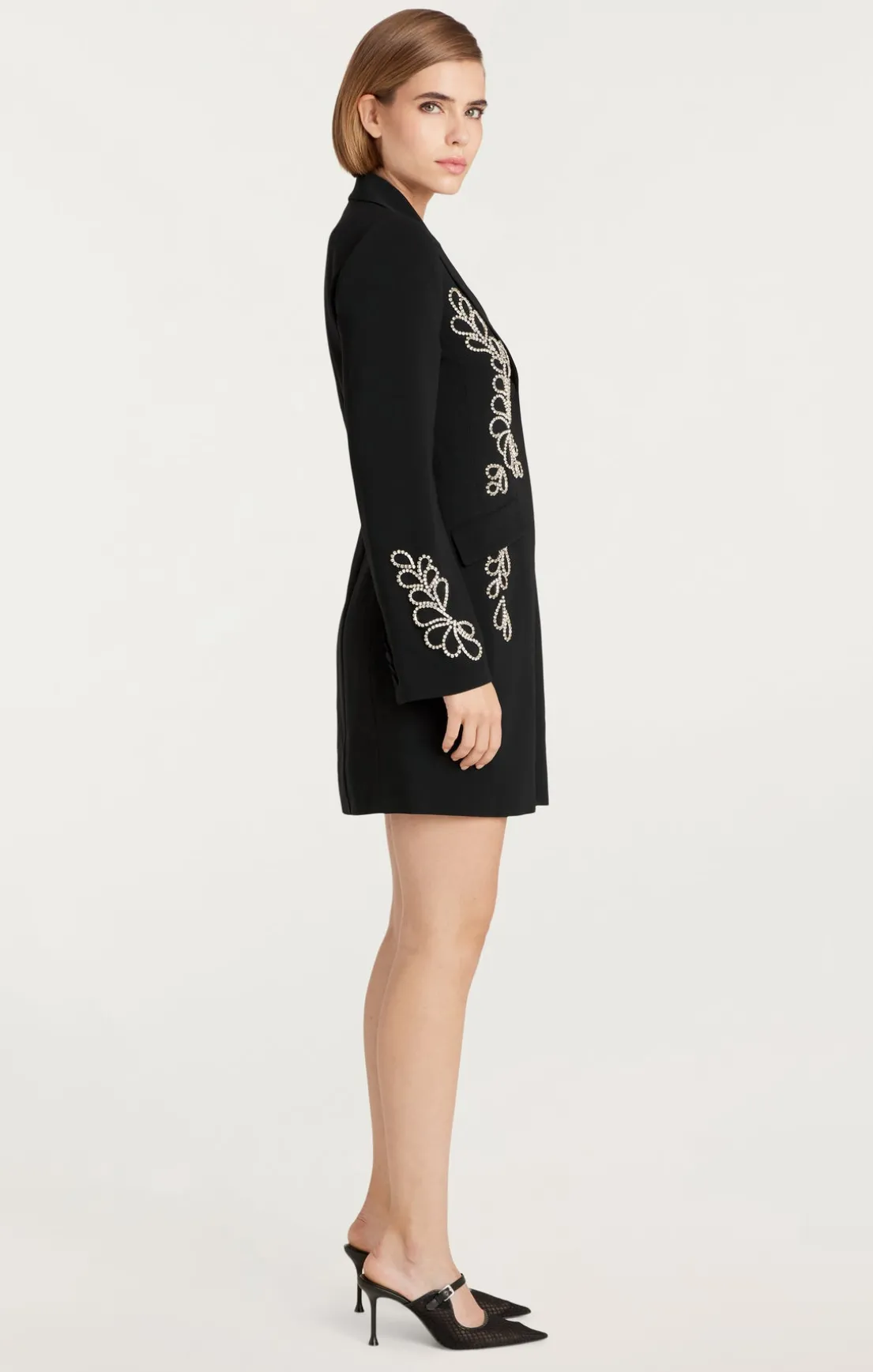 Rhinestone Paisley Long Sleeve Joel Dress