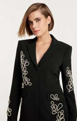 Rhinestone Paisley Long Sleeve Joel Dress