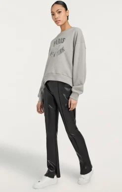 Rhinestone Paris New York Brandy Pullover