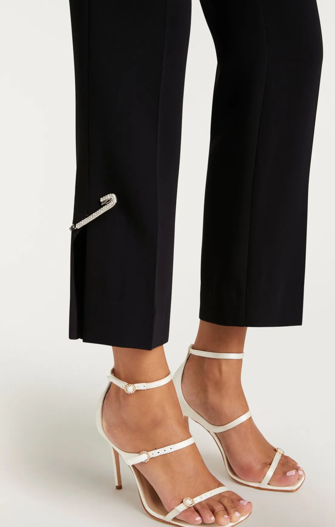 Rhinestone Pin Cropped Kerry Pant