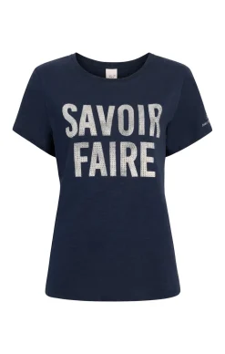 Rhinestone Savoir Faire Tee