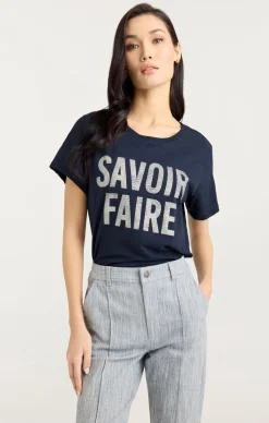 Rhinestone Savoir Faire Tee