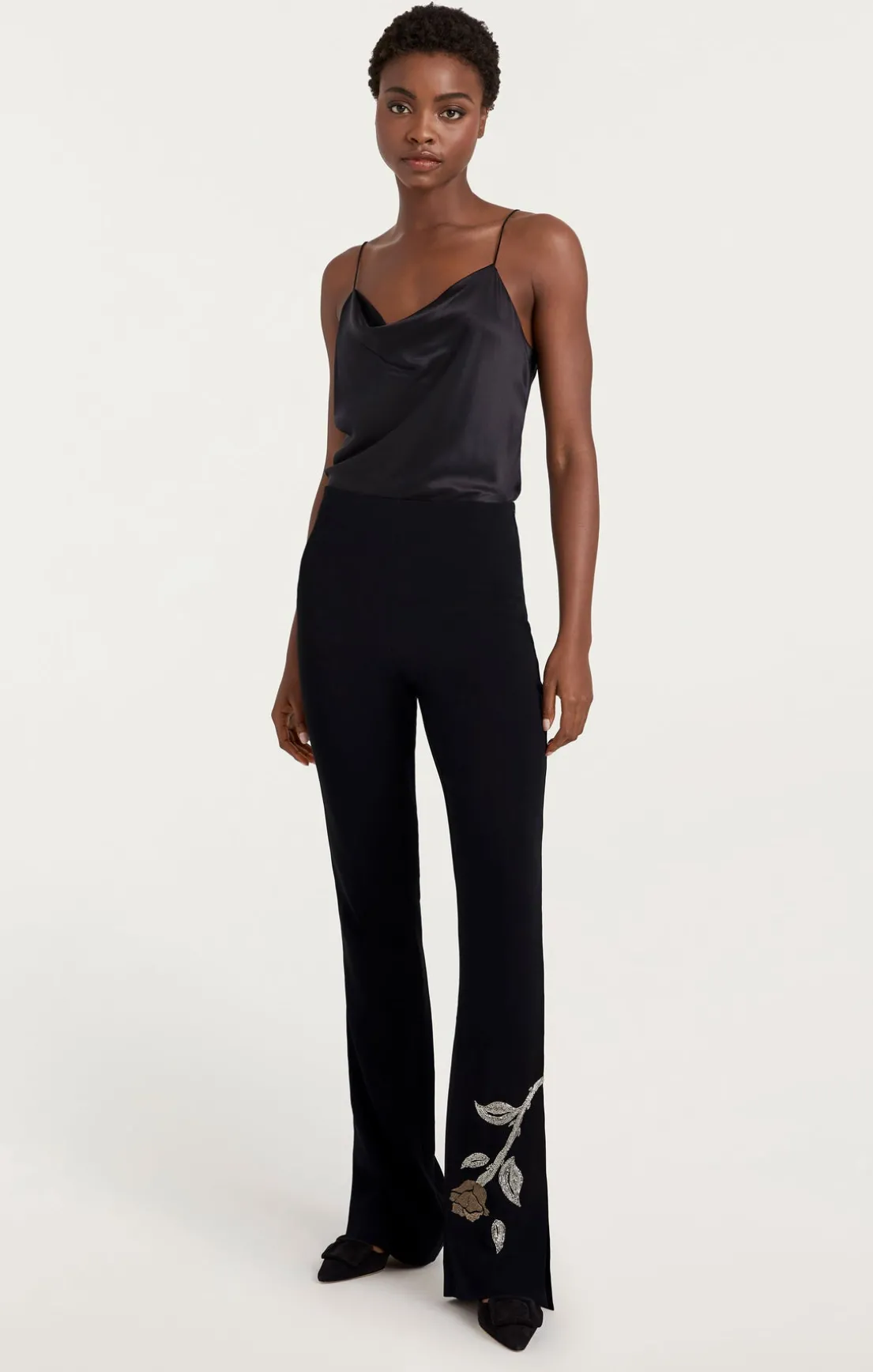 Rose Embellished Eva Pant
