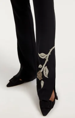 Rose Embellished Eva Pant