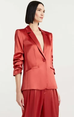 Satin Kylie Blazer
